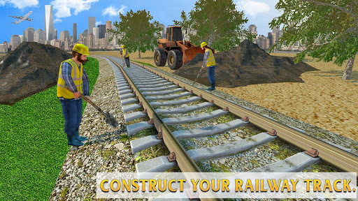 Train Station Construction Railway JCB Simulator mod screenshots 2