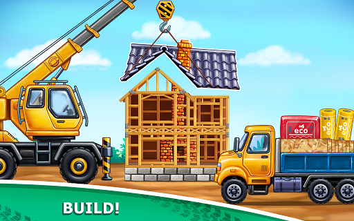 Truck games for kids – build a house car wash mod screenshots 4