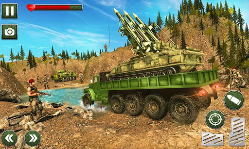 US Army Missile Attack Army Truck Driving Games mod screenshots 2