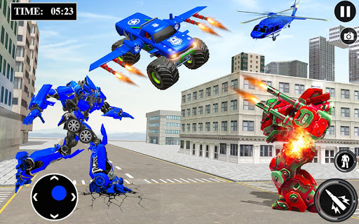US Police Monster Truck Robot mod screenshots 1