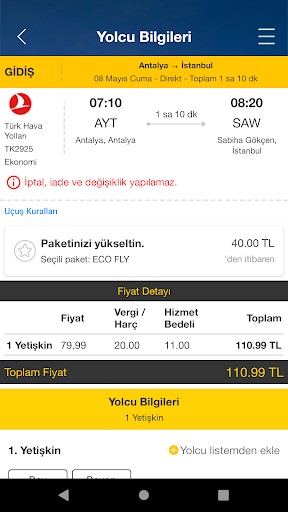 Ucuzabilet – Flight Tickets mod screenshots 4