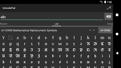 Unicode Pad mod screenshots 4