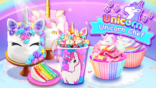 Unicorn Chef Cooking Games for Girls mod screenshots 1