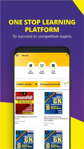 Utkarsh App Your Smart E – Learning Solution mod screenshots 2