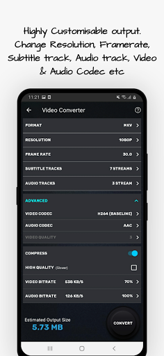 Video Converter Compressor MP4 3GP MKVMOV AVI mod screenshots 4