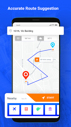 Voice GPS Driving Directions GPS Navigation Maps mod screenshots 2