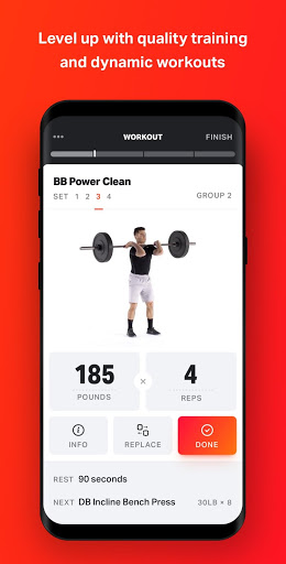 Volt Gym amp Home Workout Plans mod screenshots 1