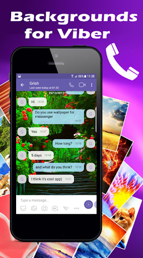 Wallpapers for Viber Messenger and Chat mod screenshots 1