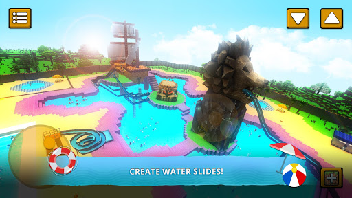 Water Park Craft GO Waterslide Building Adventure mod screenshots 2