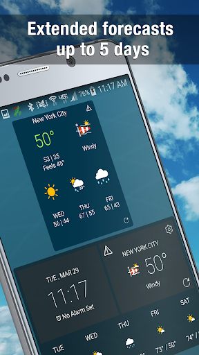 Weather Widget by WeatherBug Alerts amp Forecast mod screenshots 1