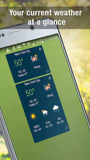 Weather Widget by WeatherBug Alerts amp Forecast mod screenshots 3