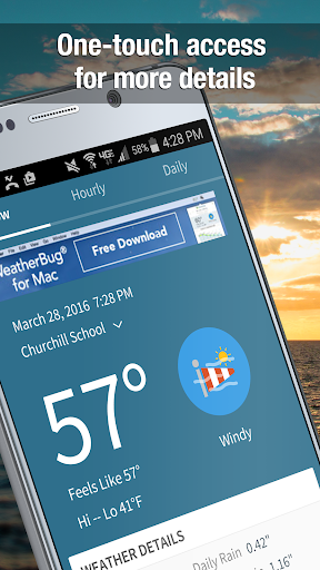 Weather Widget by WeatherBug Alerts amp Forecast mod screenshots 4