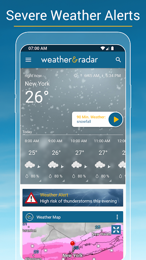 Weather amp Radar USA – Snow radar and alerts mod screenshots 5