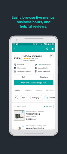 Weedmaps Marijuana Delivery amp Cannabis Reviews mod screenshots 3