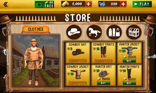 Western Cowboy Gun Shooting Fighter Open World mod screenshots 4