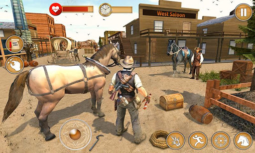 Western Cowboy Gun Shooting Fighter Open World mod screenshots 5