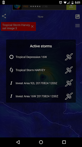 Wind Map Hurricane Tracker 3D Globe amp Alerts mod screenshots 4