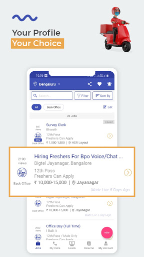 WorkIndia Job Search App – Free HR contact direct mod screenshots 4
