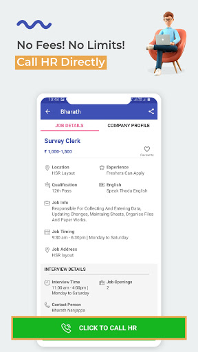 WorkIndia Job Search App – Free HR contact direct mod screenshots 5