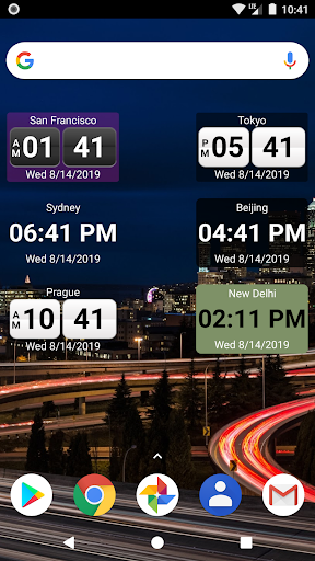 World Clock Widget mod screenshots 2