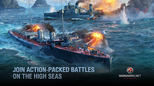World of Warships Blitz Gunship Action War Game mod screenshots 2