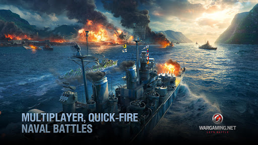 World of Warships Blitz Gunship Action War Game mod screenshots 4