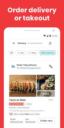 Yelp Find Food Delivery amp Services Nearby mod screenshots 2