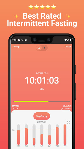Zero Calories Fasting Tracker amp Intermittent Fast mod screenshots 1