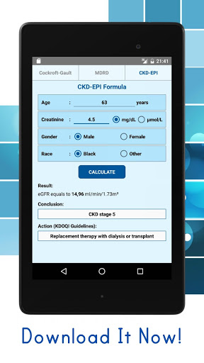 eGFR Calculators Pro Renal or Kidney Function mod screenshots 4