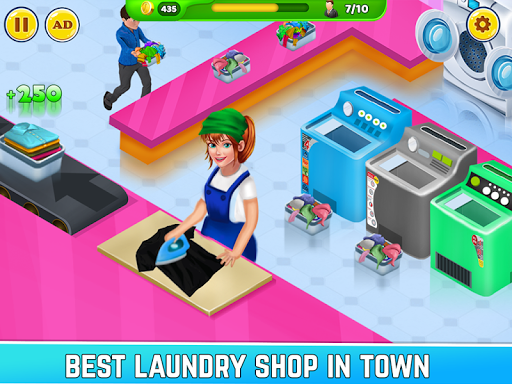 Laundry Service Dirty Clothes Washing Game mod screenshots 3