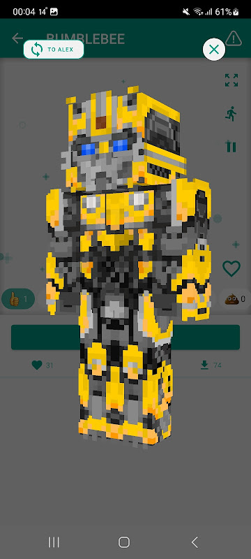 HD Skins for Minecraft 128×128 screenshot 6